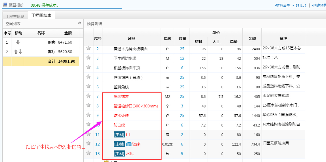 不打折項(xiàng)目飄紅